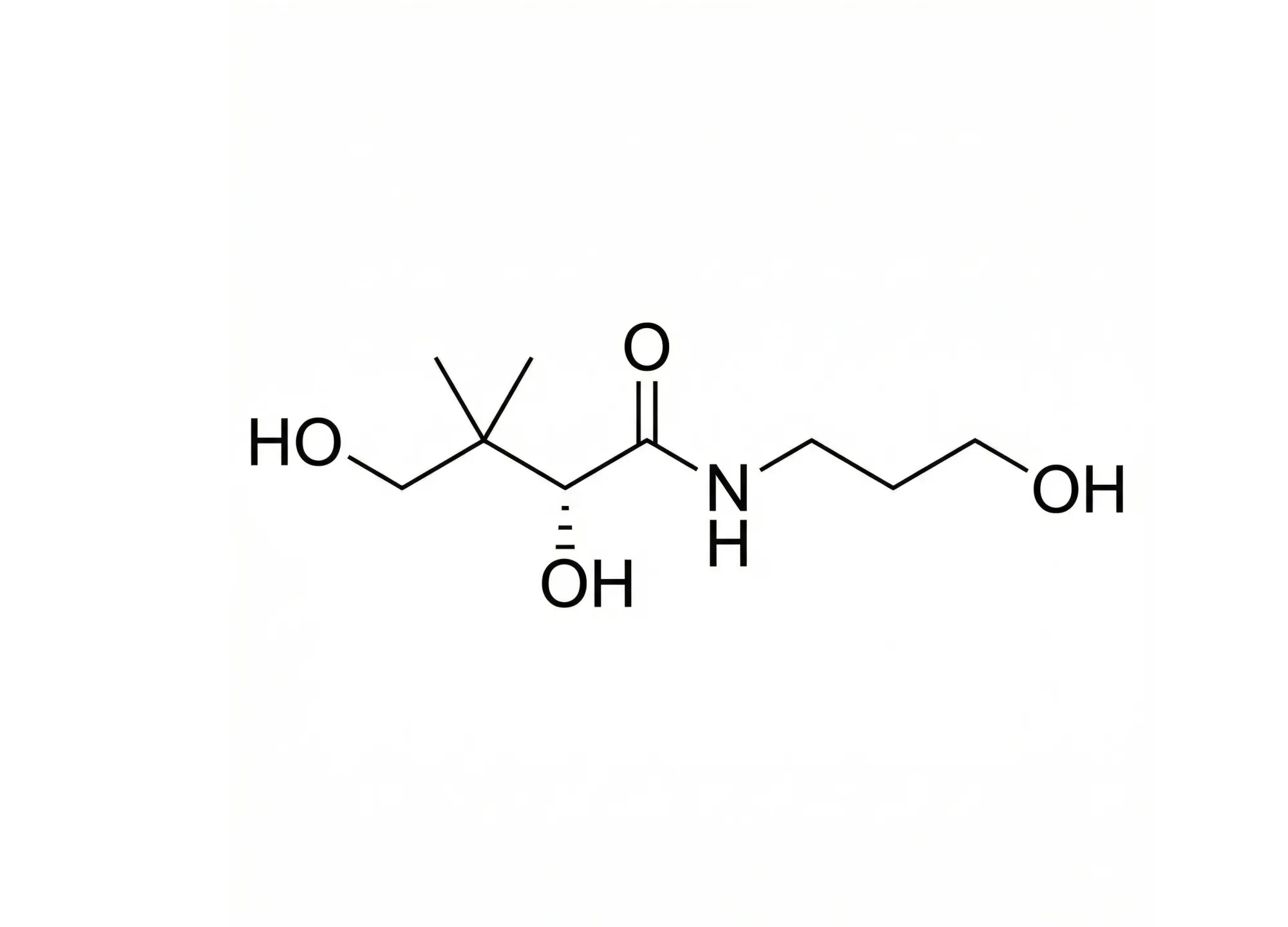 덱스판테놀 화학식